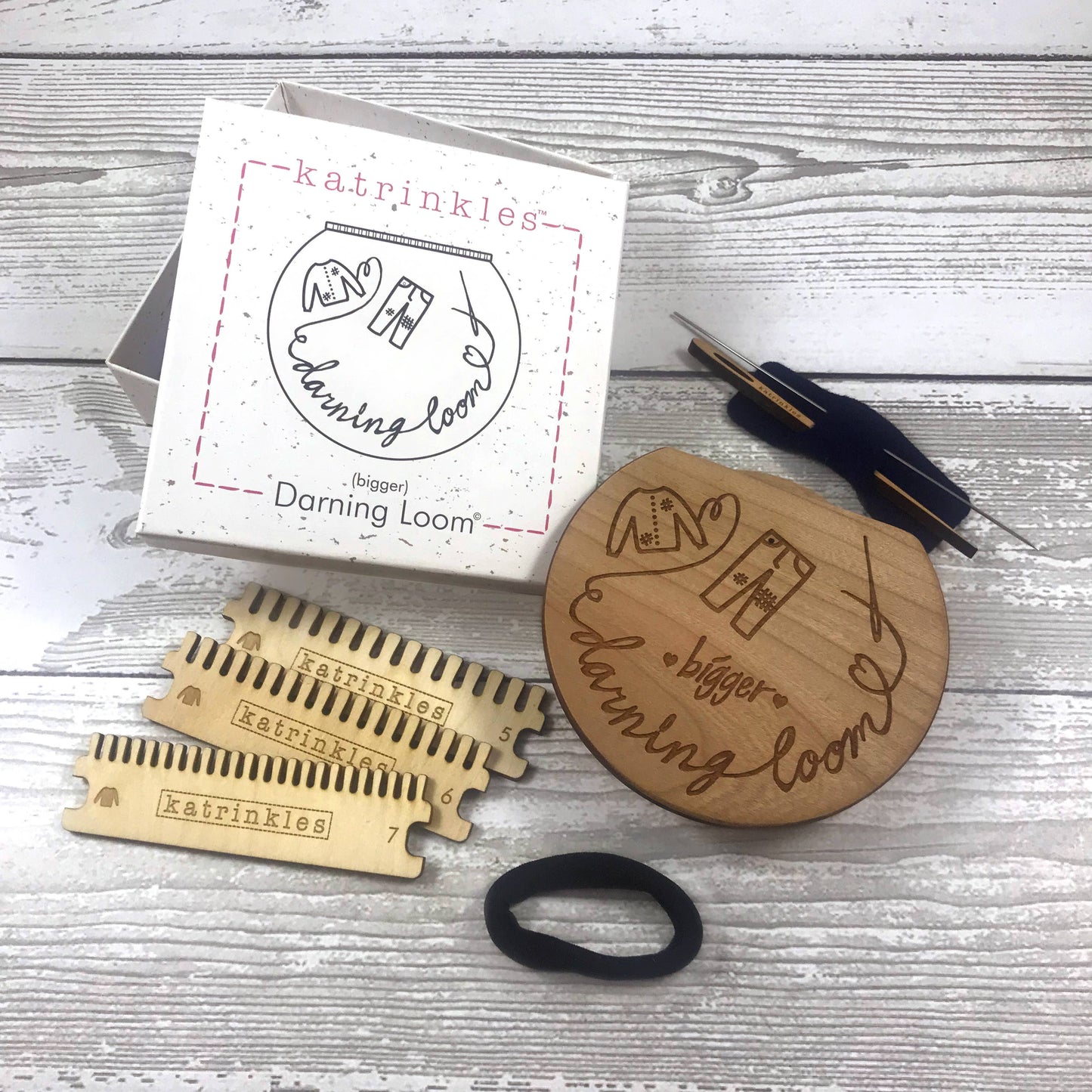 Katrinkles' Bigger Darning & Mending Loom Kit