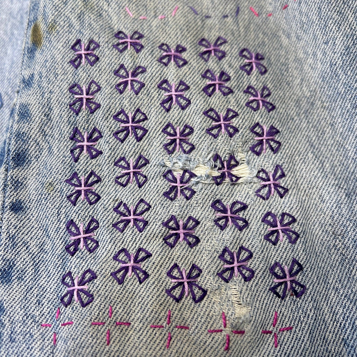 Washable Mending Patterns Set #8 Craft Brown