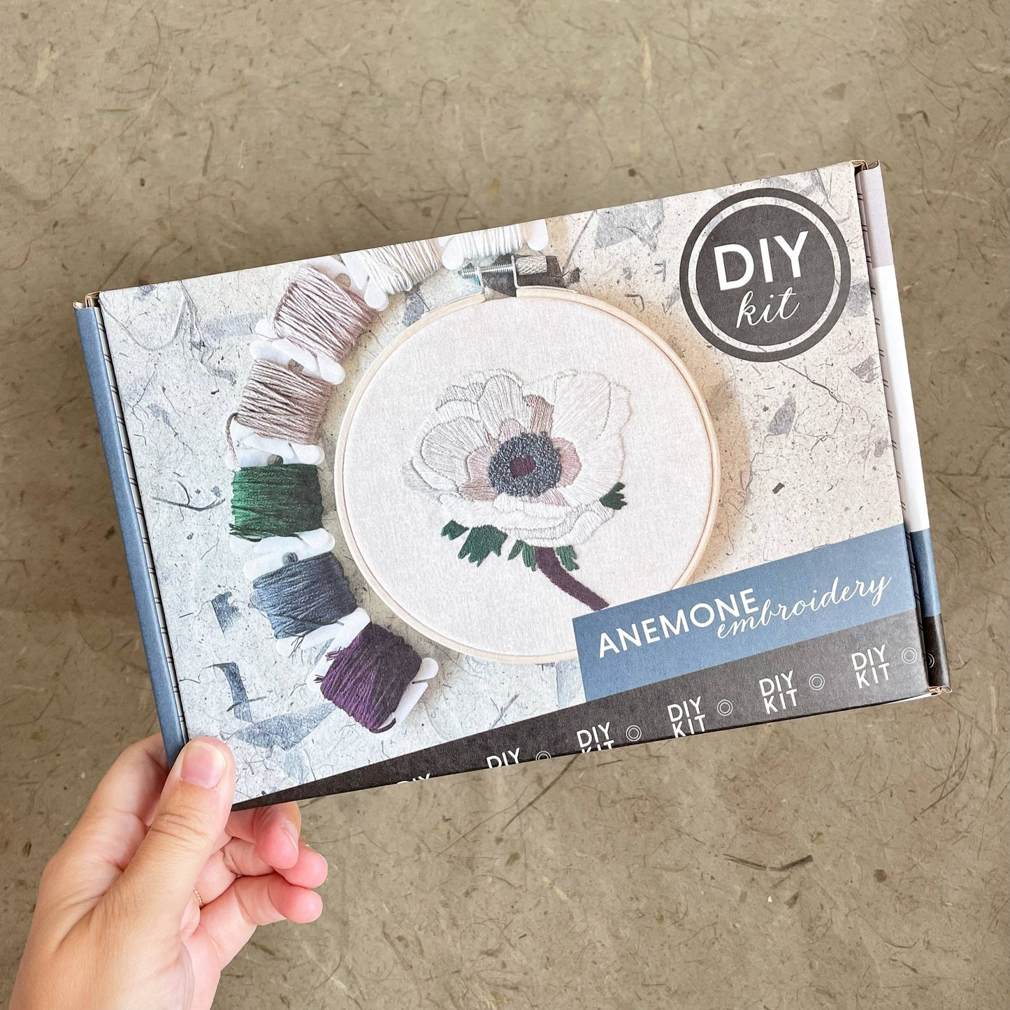 DIY Embroidery Kit - Anemone (5")