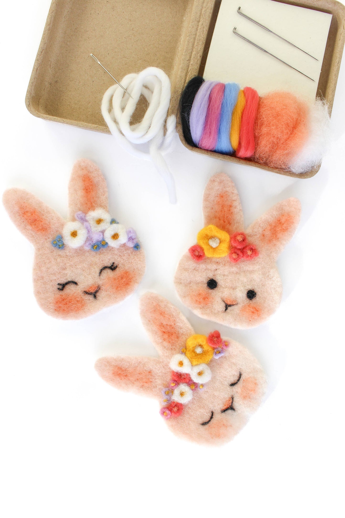 Mini Bunny Felting Craft Kit