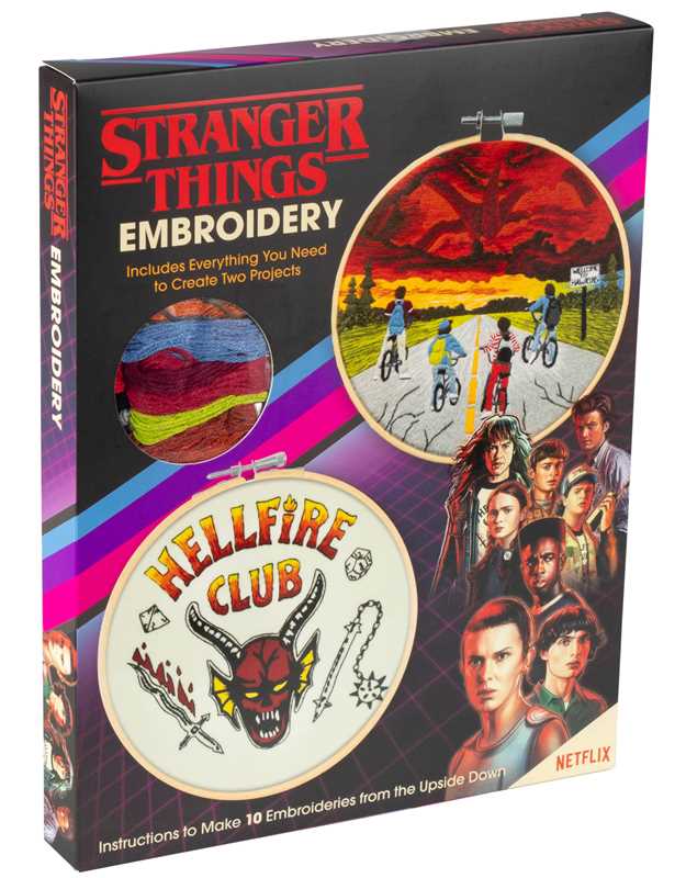 Stranger Things Embroidery by Editors of Thunder Bay Press
