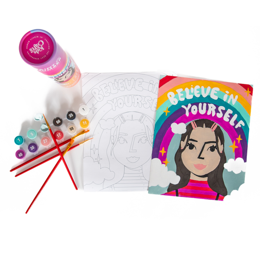 "Believe in Yourself" – Paint by Number Craft Kit