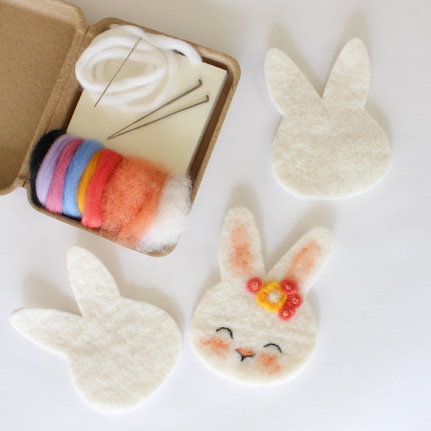 Mini Bunny Felting Craft Kit