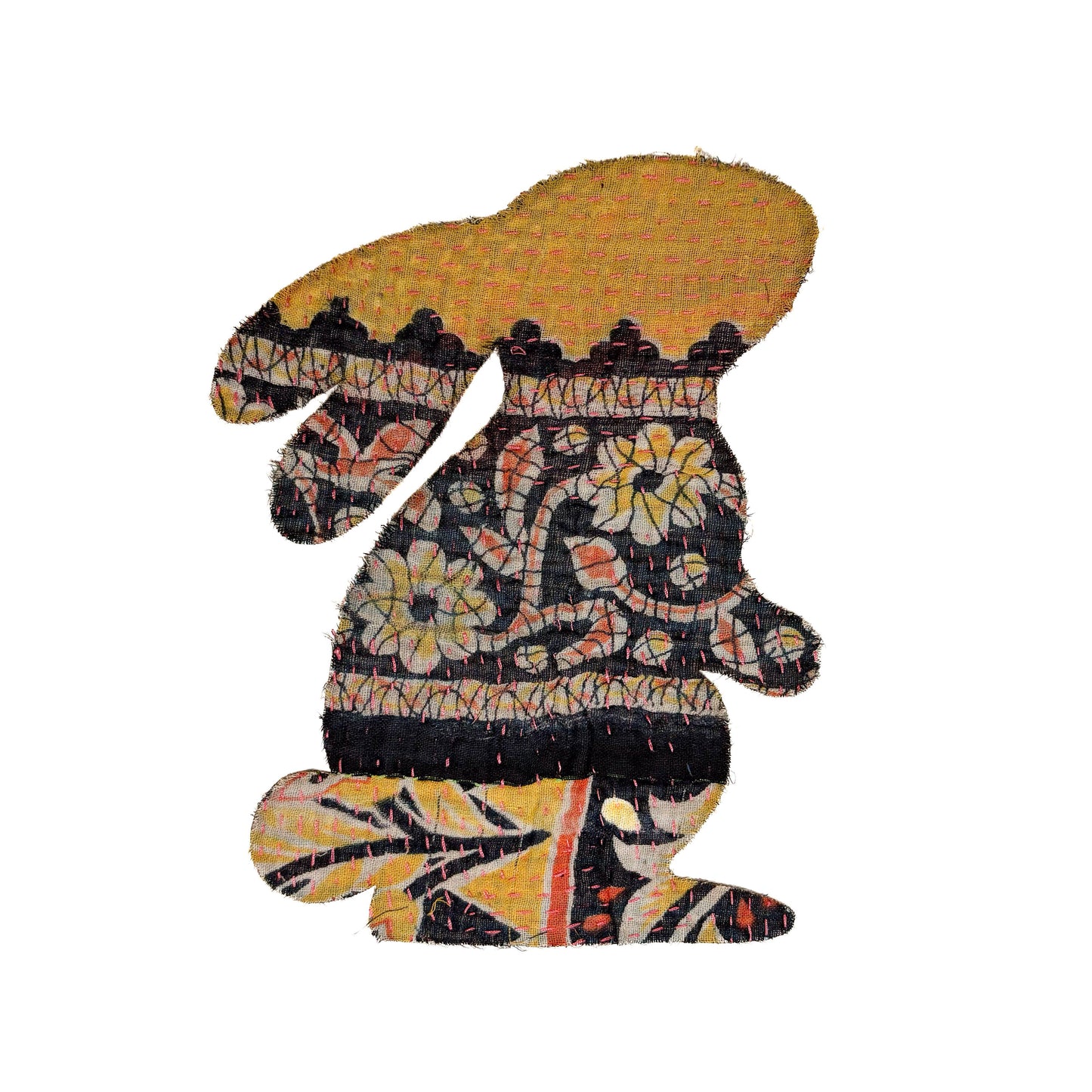 Iron-on Kantha Patches - Large