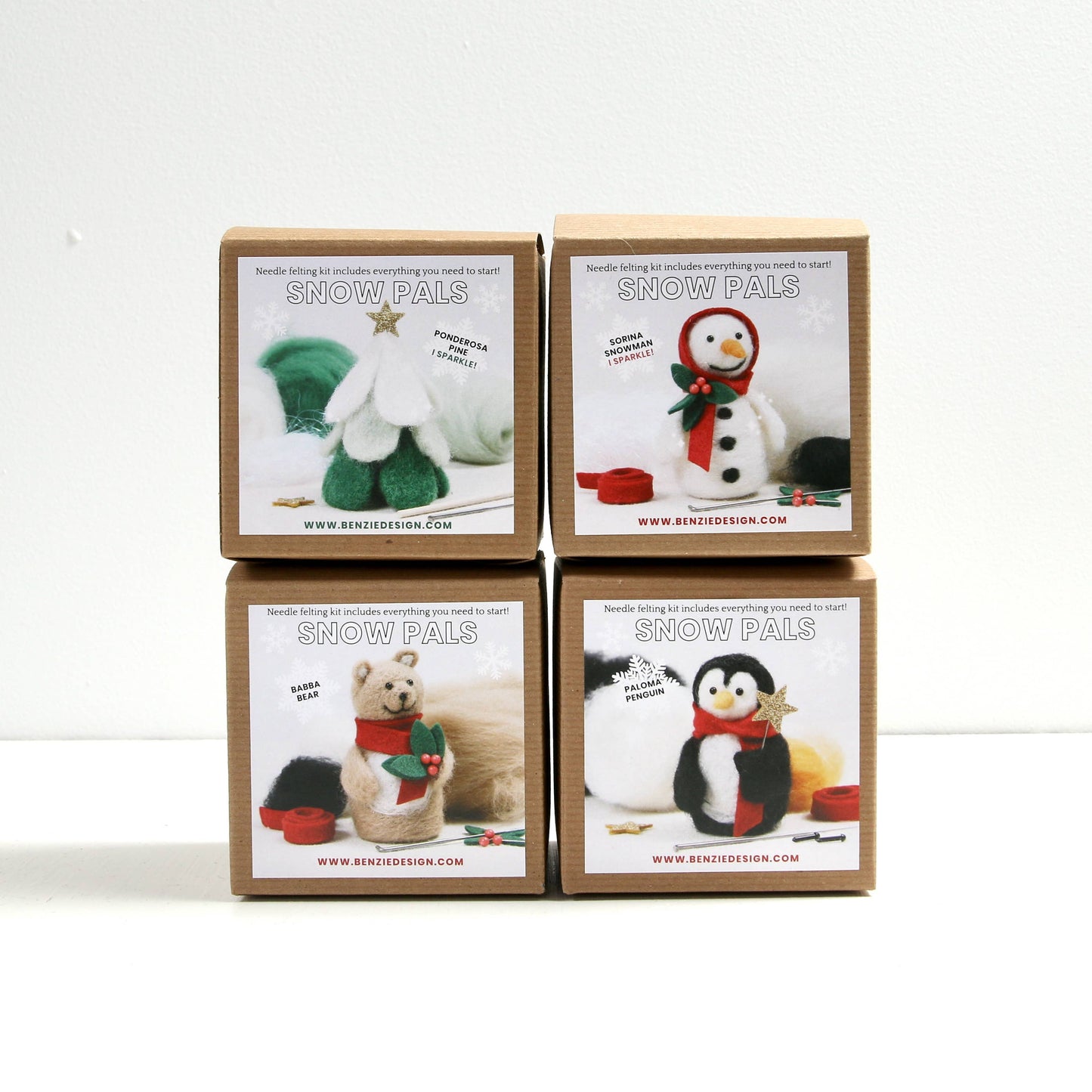 Needle Felting Kit, Paloma Penguin