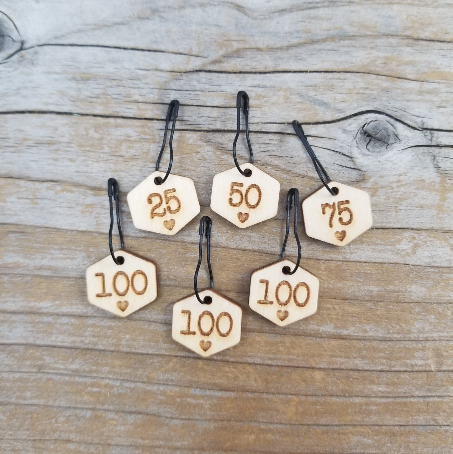 Katrinkles Cast On Counting Numbers Stitch Marker Set