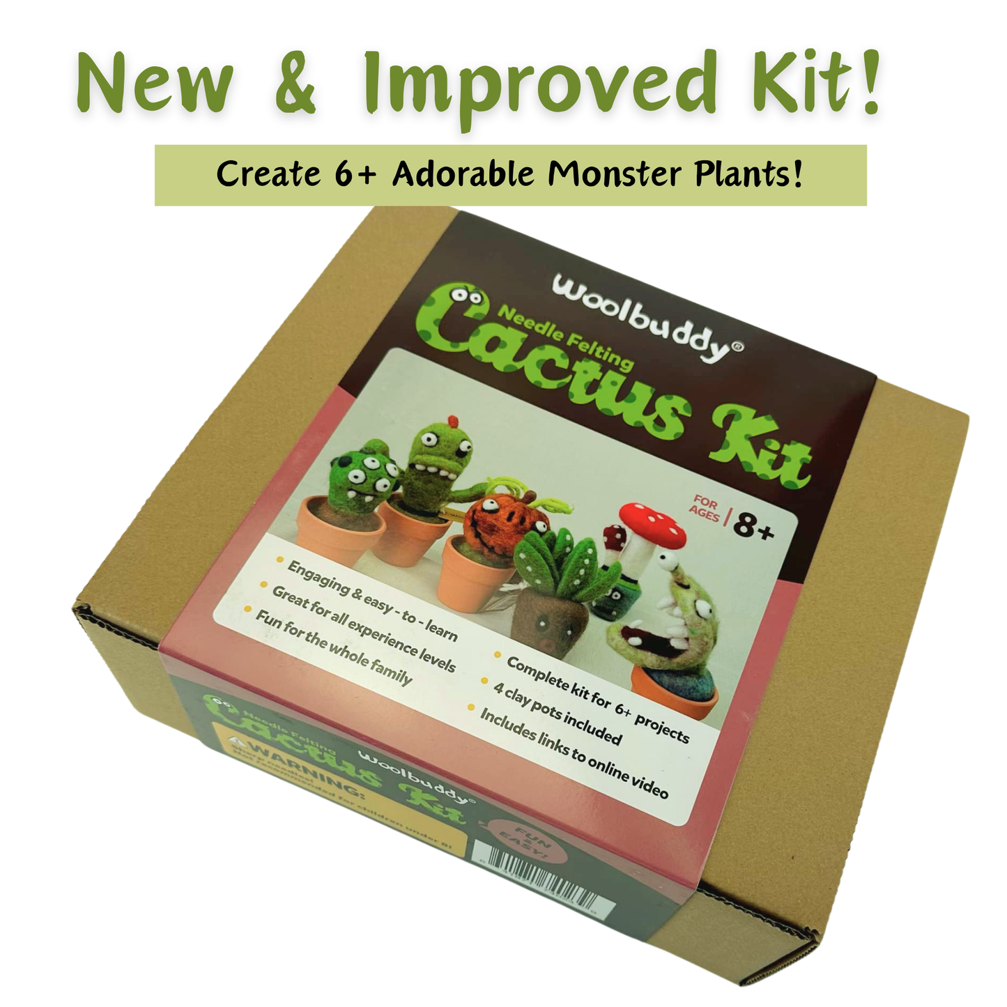 Needle Felting Cactus Kit