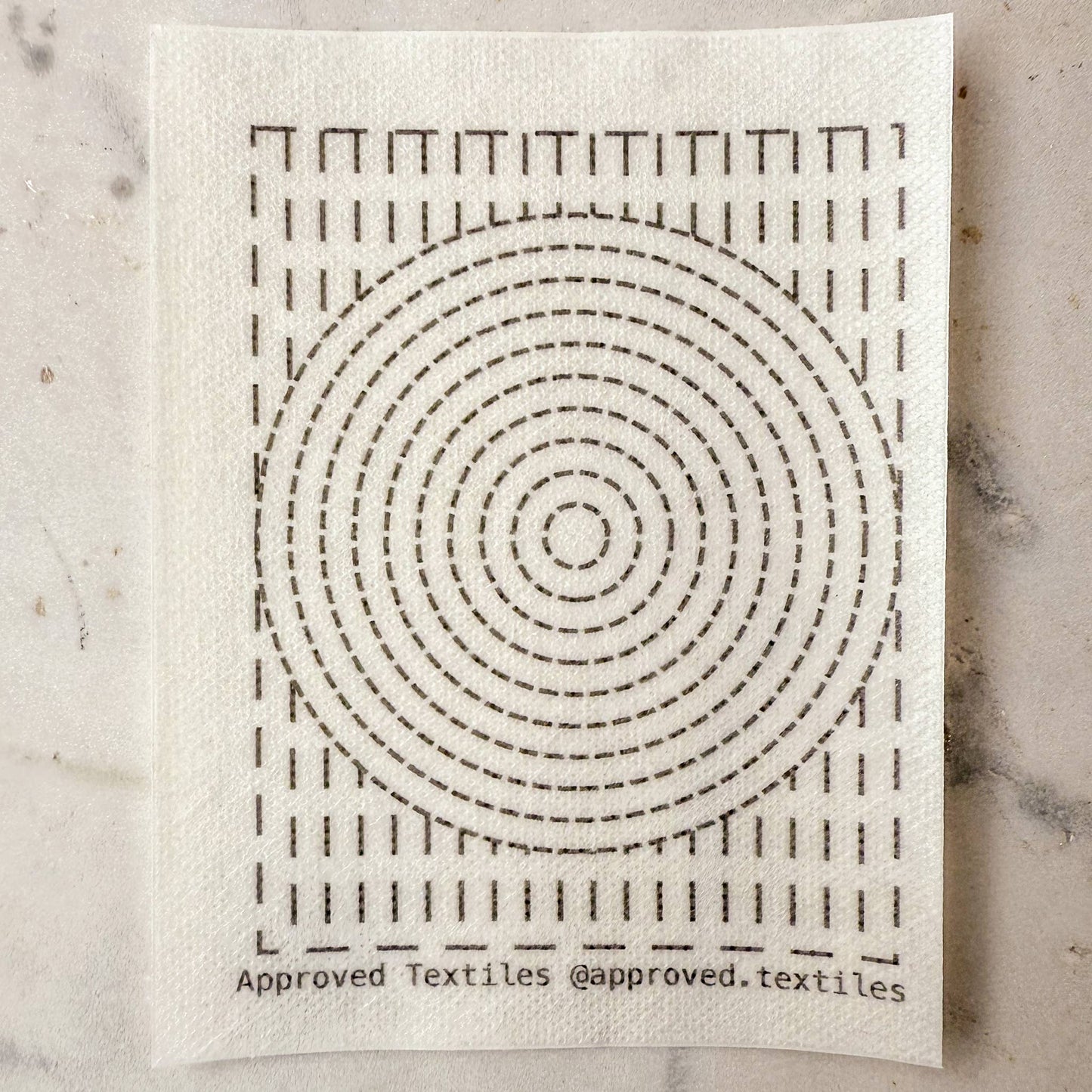 Eva Hesse Geometric Shapes: Mending + Embellishment Transfer