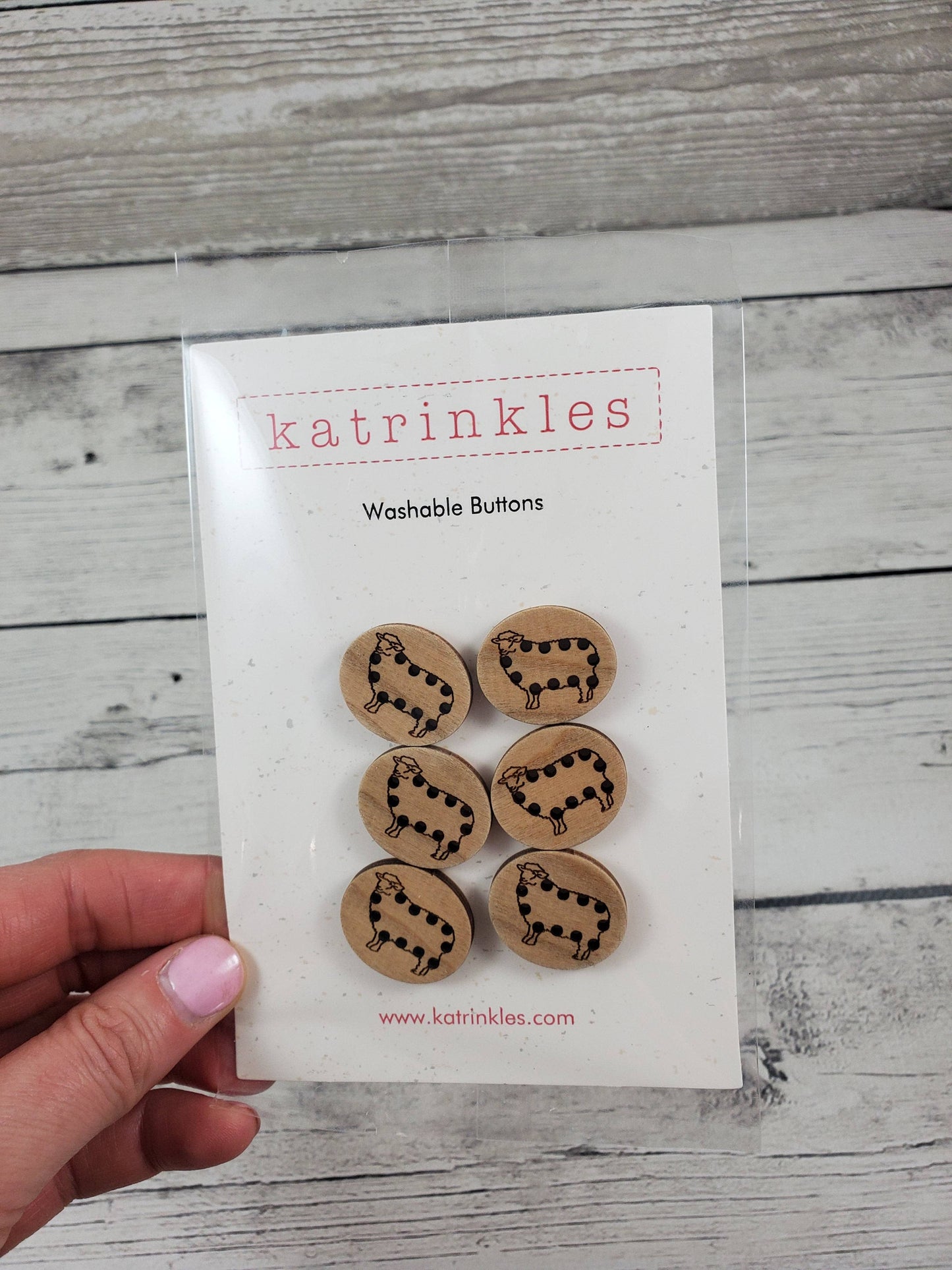 Katrinkles Stitchable Sheep Buttons