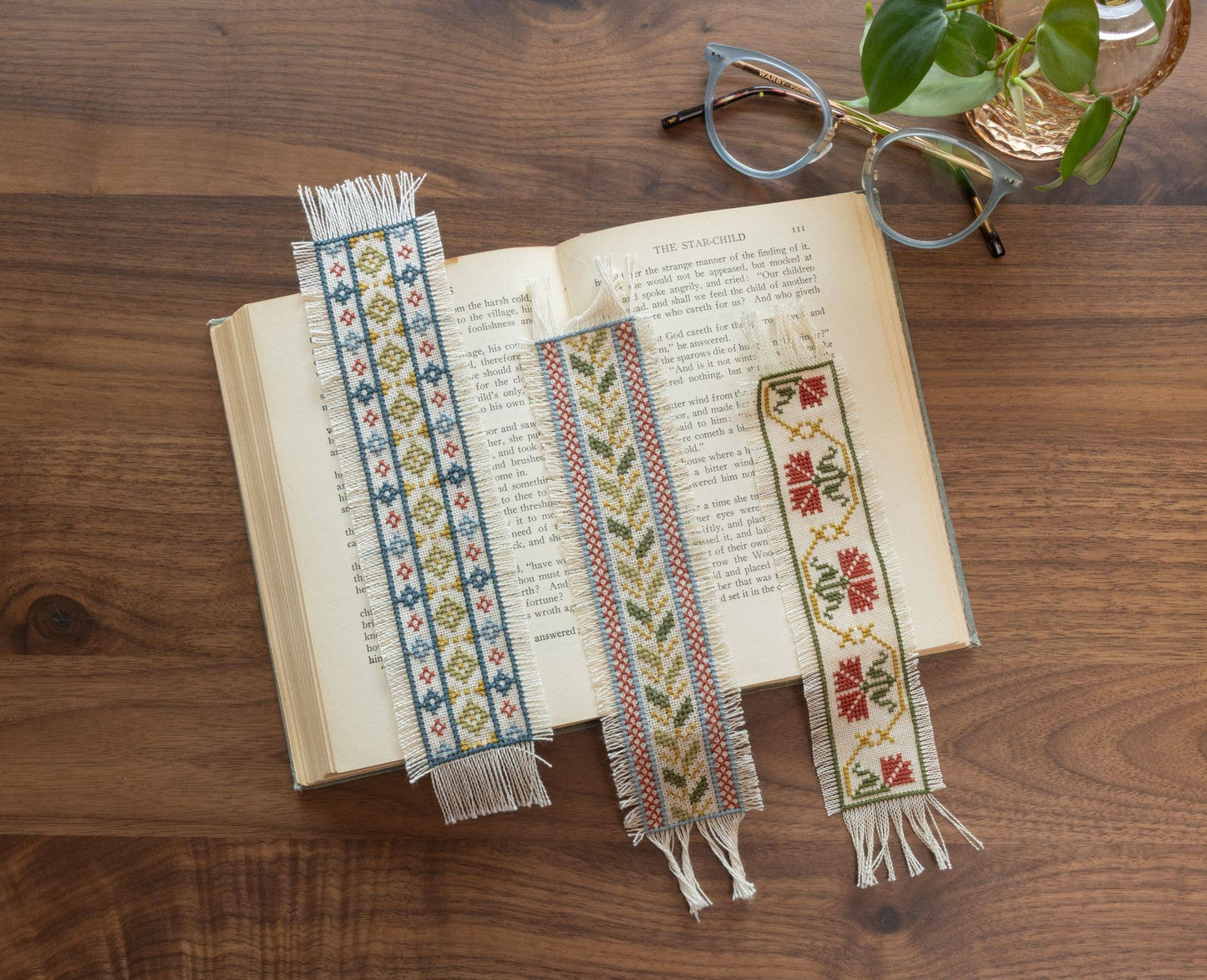 Cross stitch bookmark kit