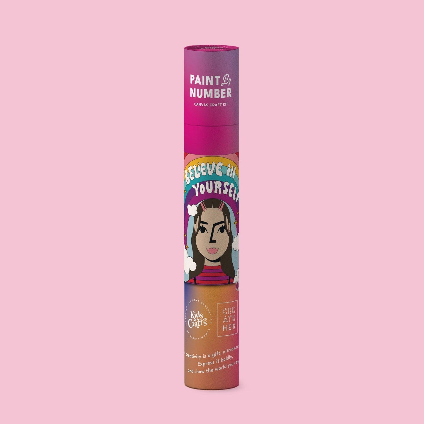 "Believe in Yourself" – Paint by Number Craft Kit