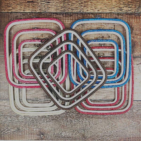 Nurge Flexi Hoops Square 125 x 145mm ((5"x 5 3/4")