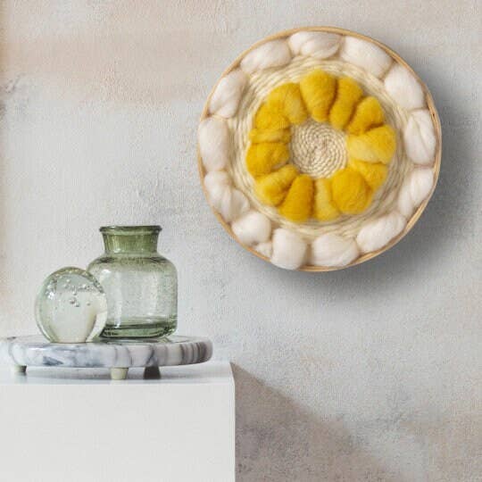 Round Weaving loom, Weaving frame, Loom stand, Wooven loom