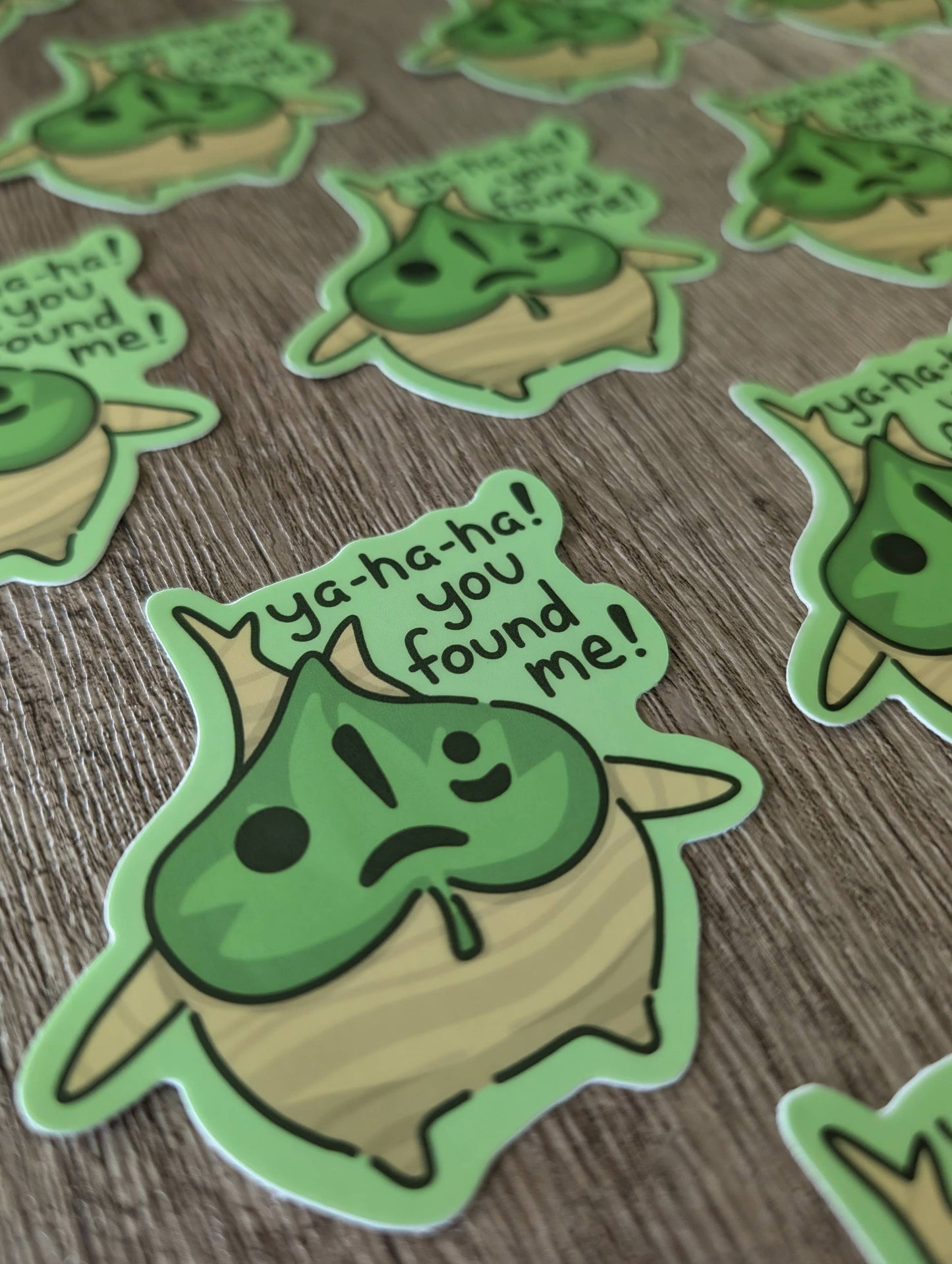 Perceive Ya-Ha-Ha! Korok - Cute Zelda Nintendo Vinyl Sticker