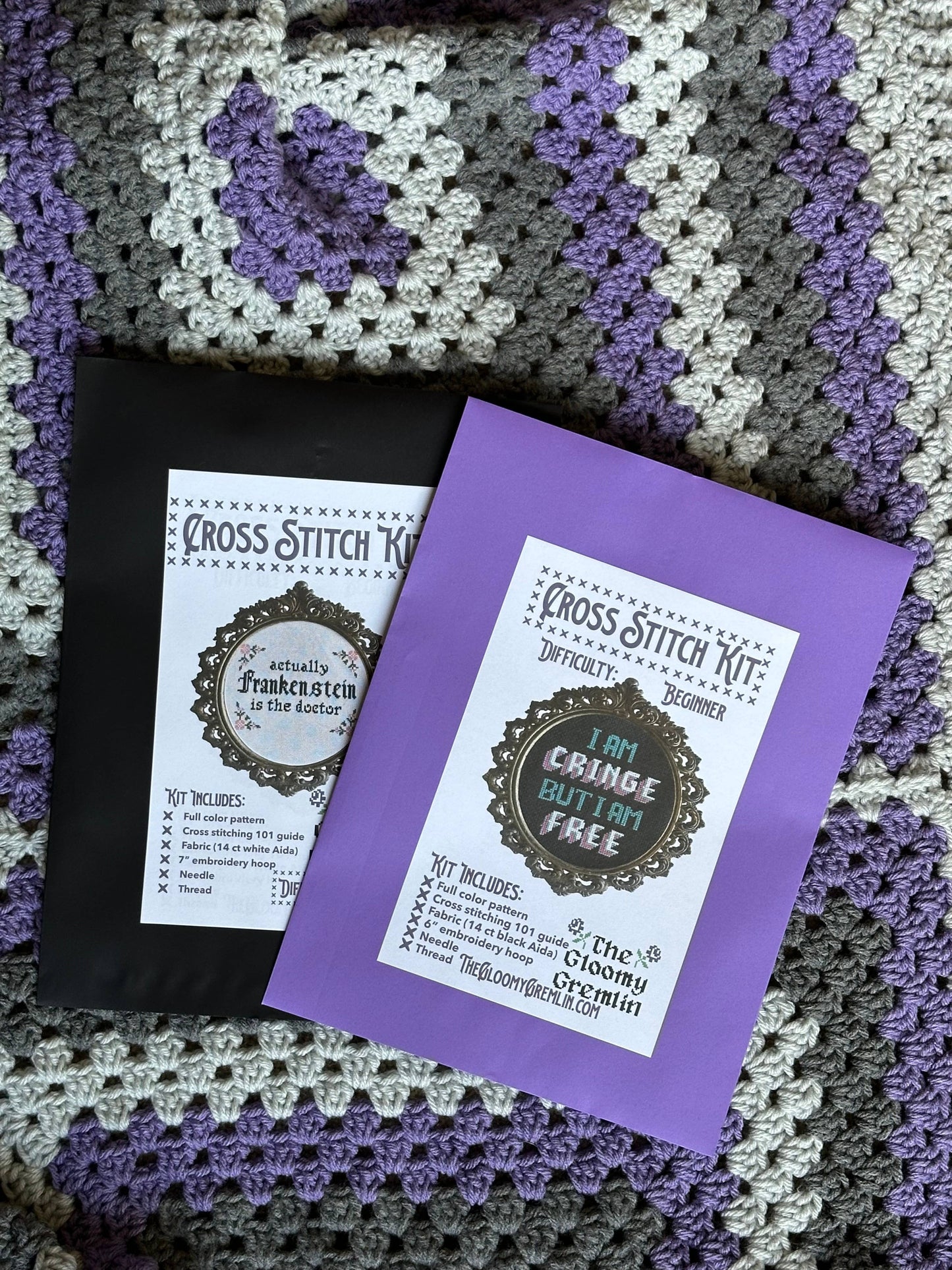 Frankenstein - Cross Stitch Kit