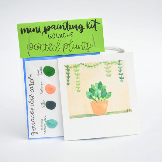 Mini Painting Kit- Potted Plants