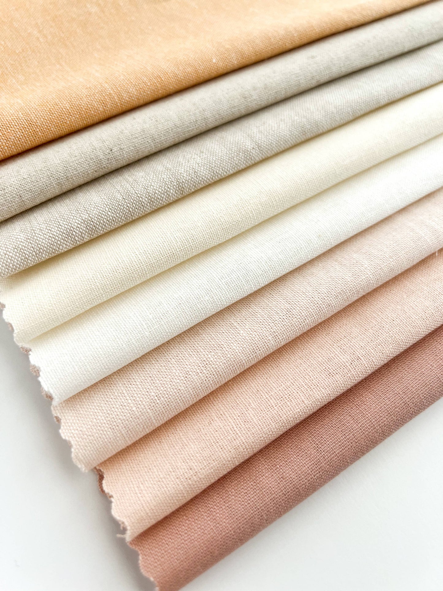 Embroidery fabric bundle, linen blend embroidery fabric pack