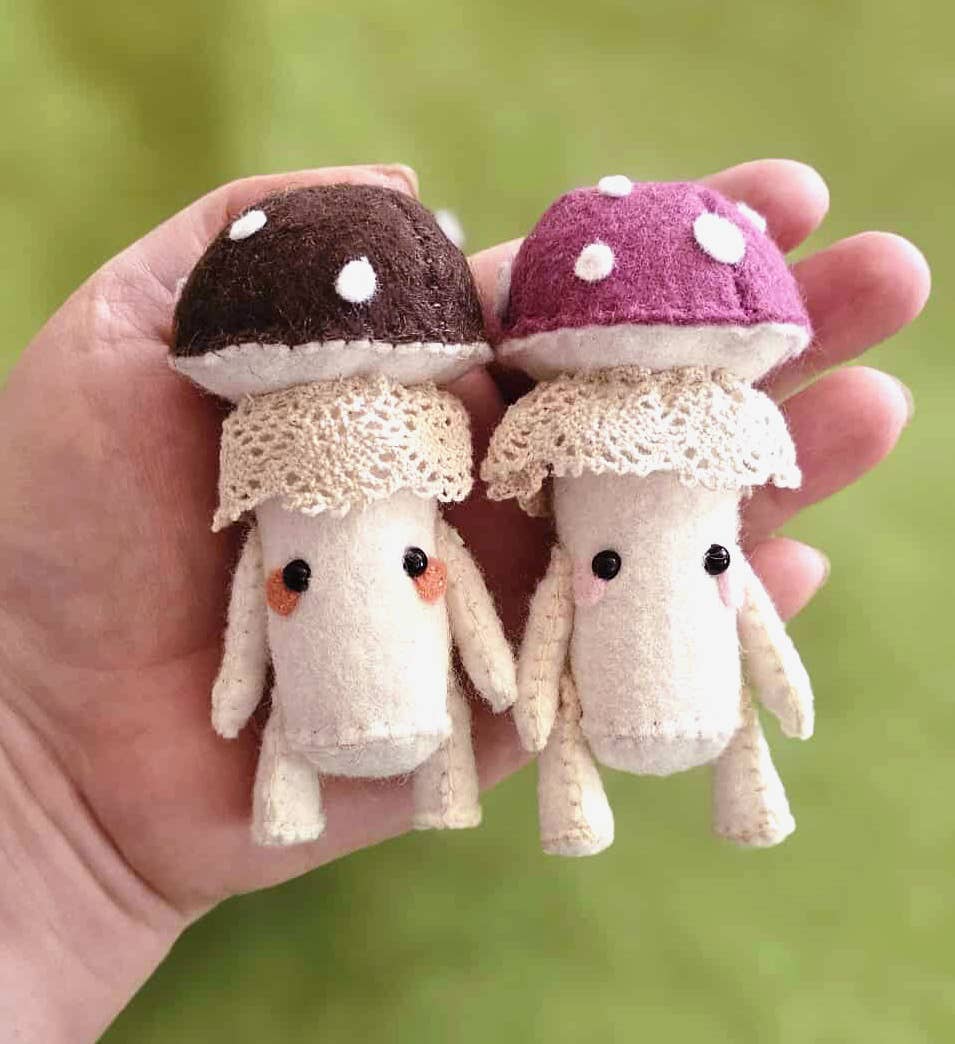 DIY Craft Kit - Felt Mushroom Doll