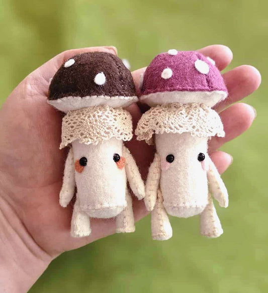 DIY Craft Kit - Felt Mushroom Doll