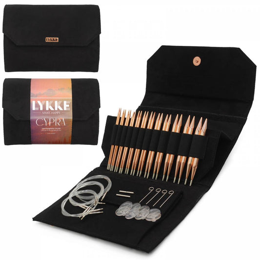 Lykke Cypra 5" Copper Interchangeable Needle Set