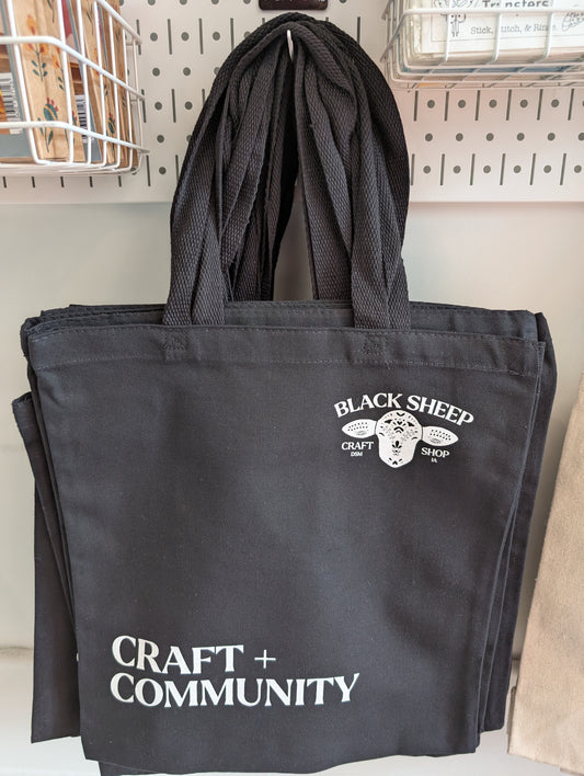 BSCS Black Cotton Tote