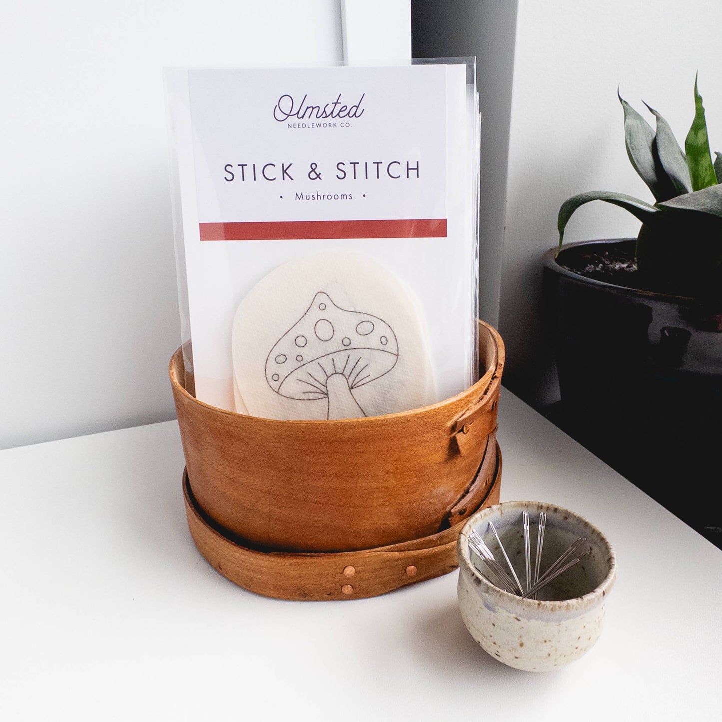 Stick and Stitch Mushroom Embroidery Patterns