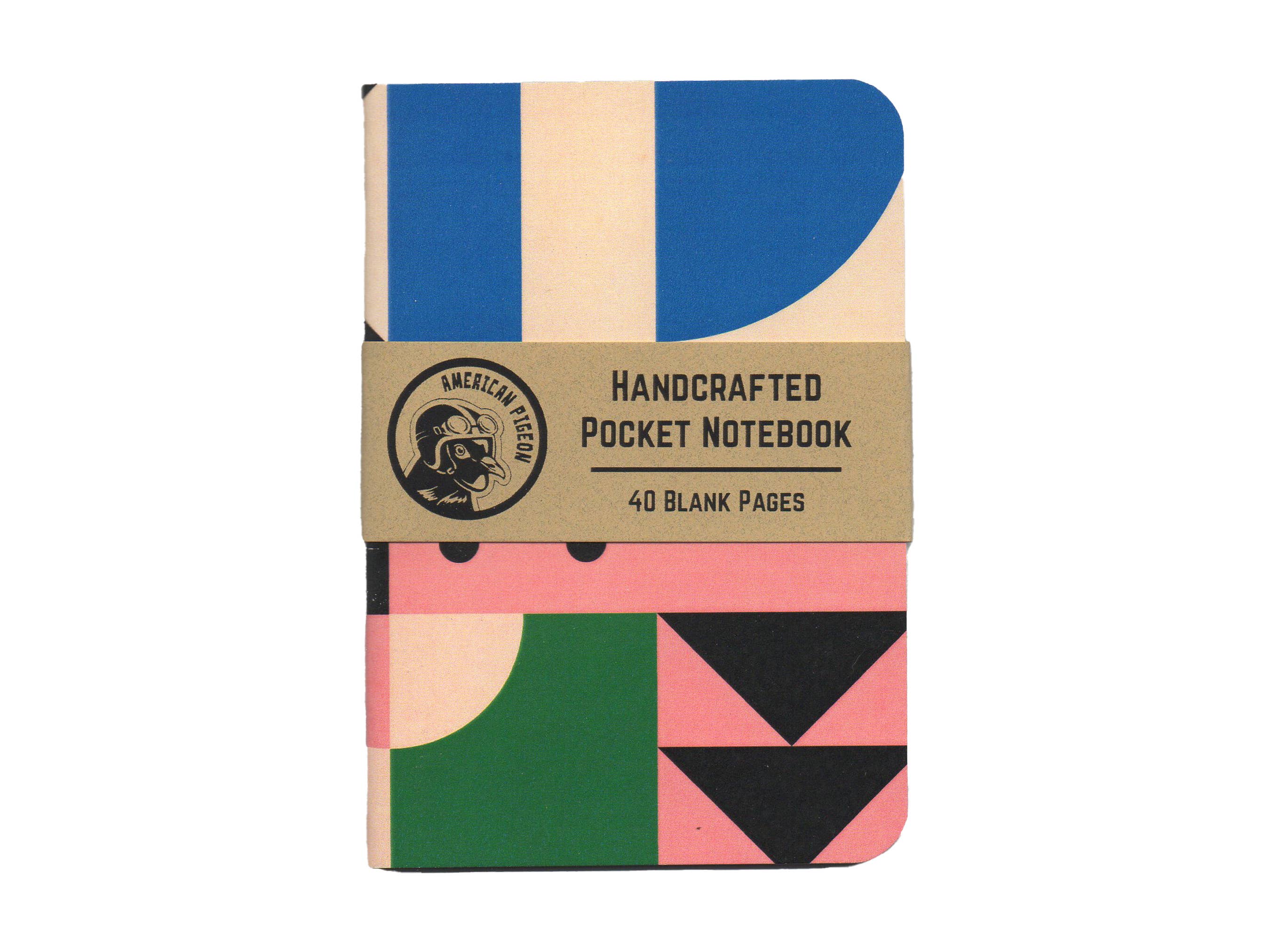 Geometric Design 3 Handcrafted Pocket Notebook – Black Sheep Craft Shop