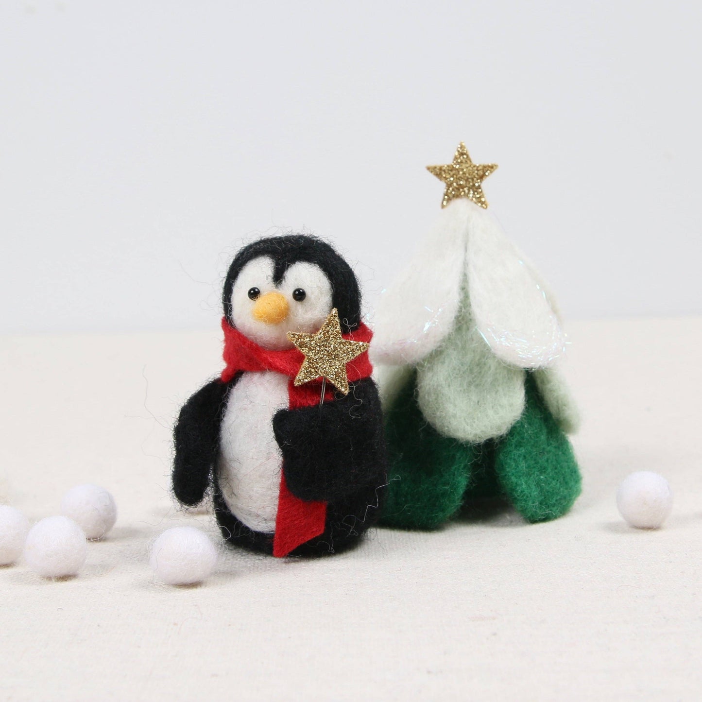 Needle Felting Kit, Paloma Penguin