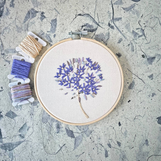 DIY Embroidery Kit - Allium (5")