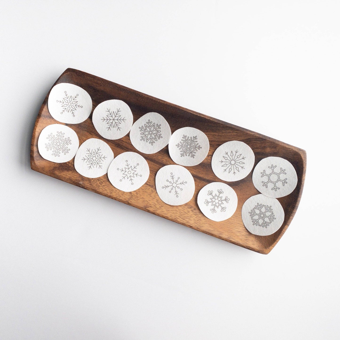 Mini Snowflake Stick and Stitch Embroidery Patterns