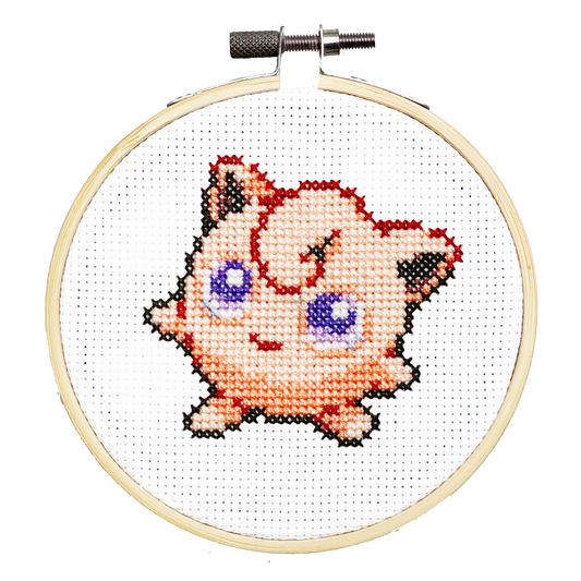 Jigglypuff - DIY Cross Stitch Kit
