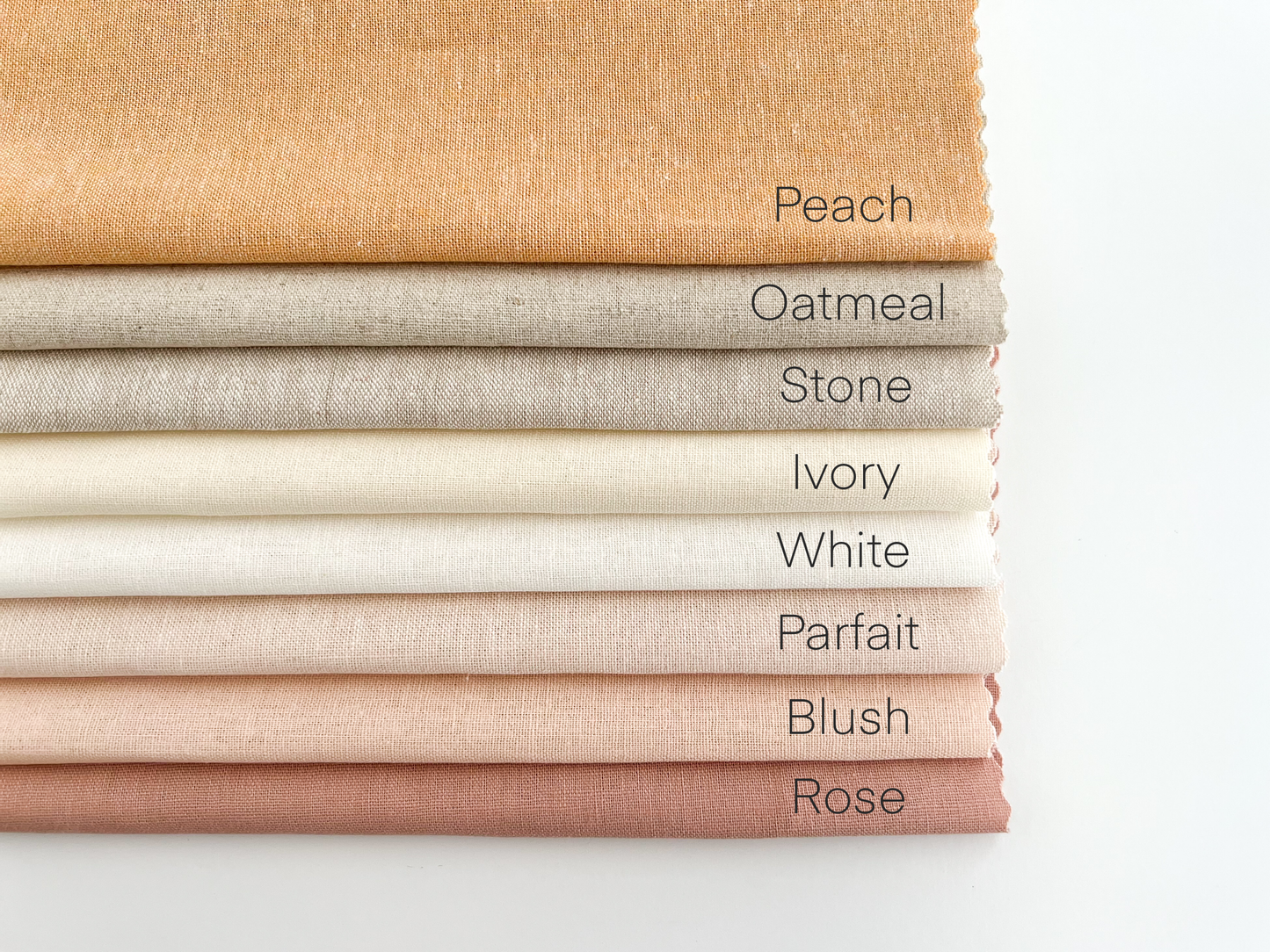 Embroidery fabric bundle, linen blend embroidery fabric pack