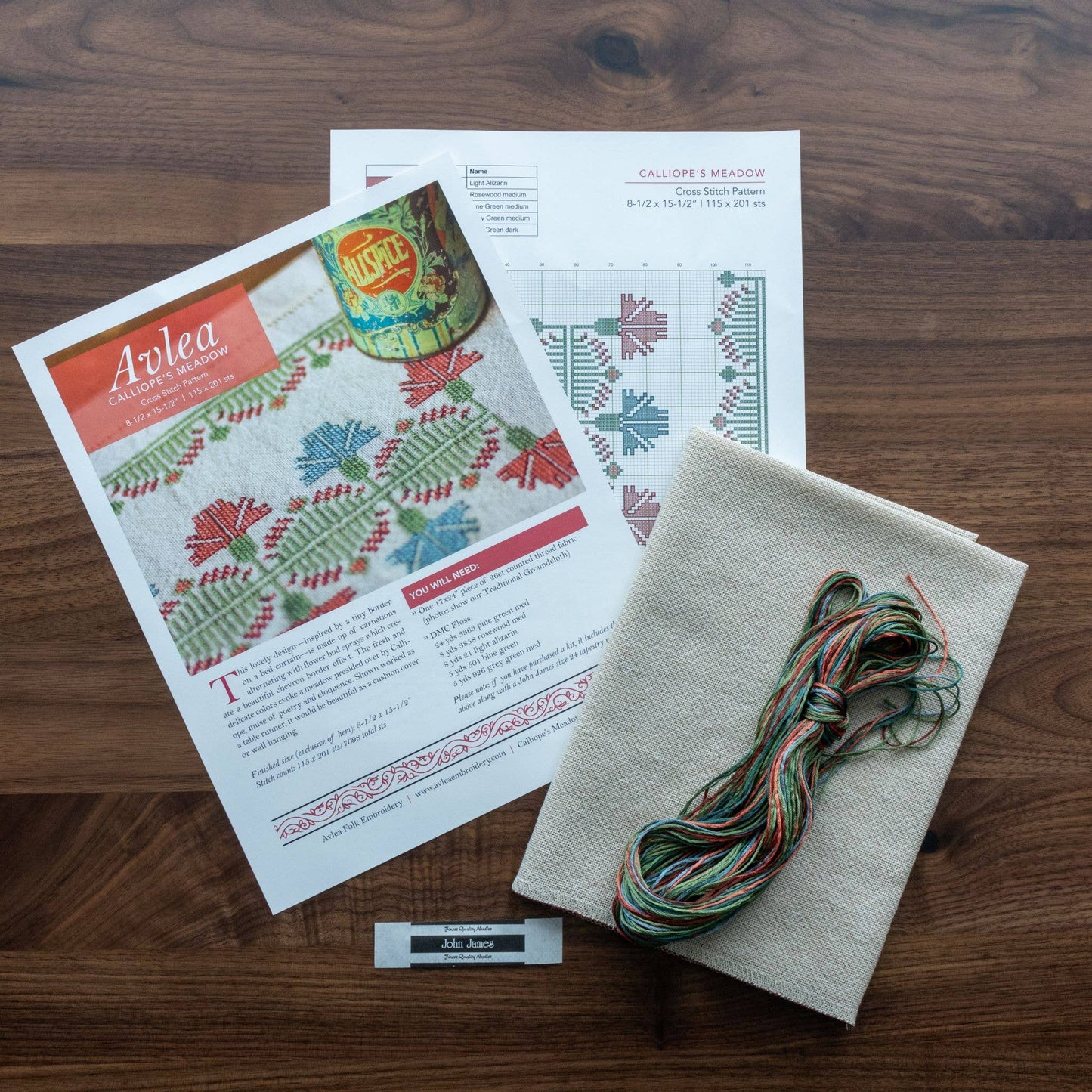 Cross stitch kit - Calliope's Meadow