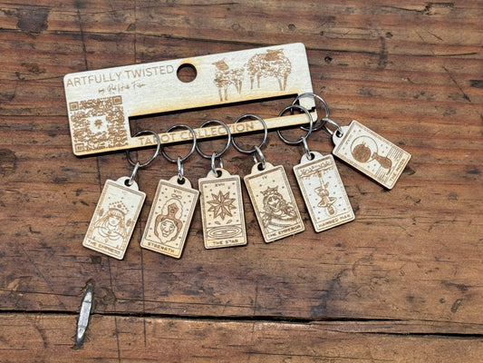 Tarot Card Stitch Markers - Set 3