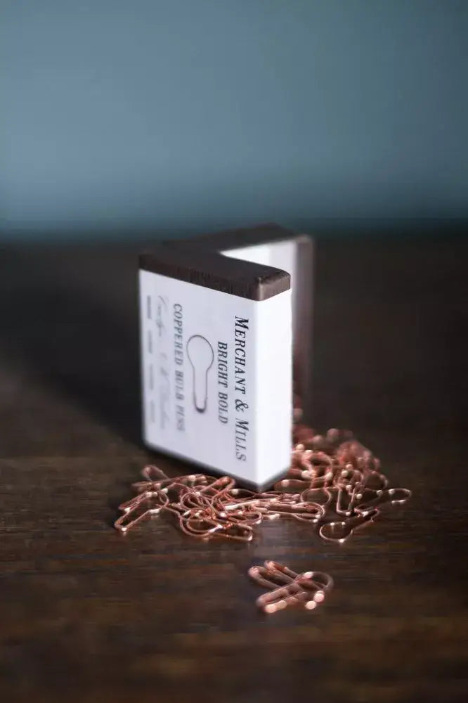 Coppered Bulb Pins - Stitch Markers