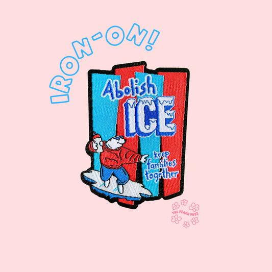 Abolish ICE Iron-On Patch