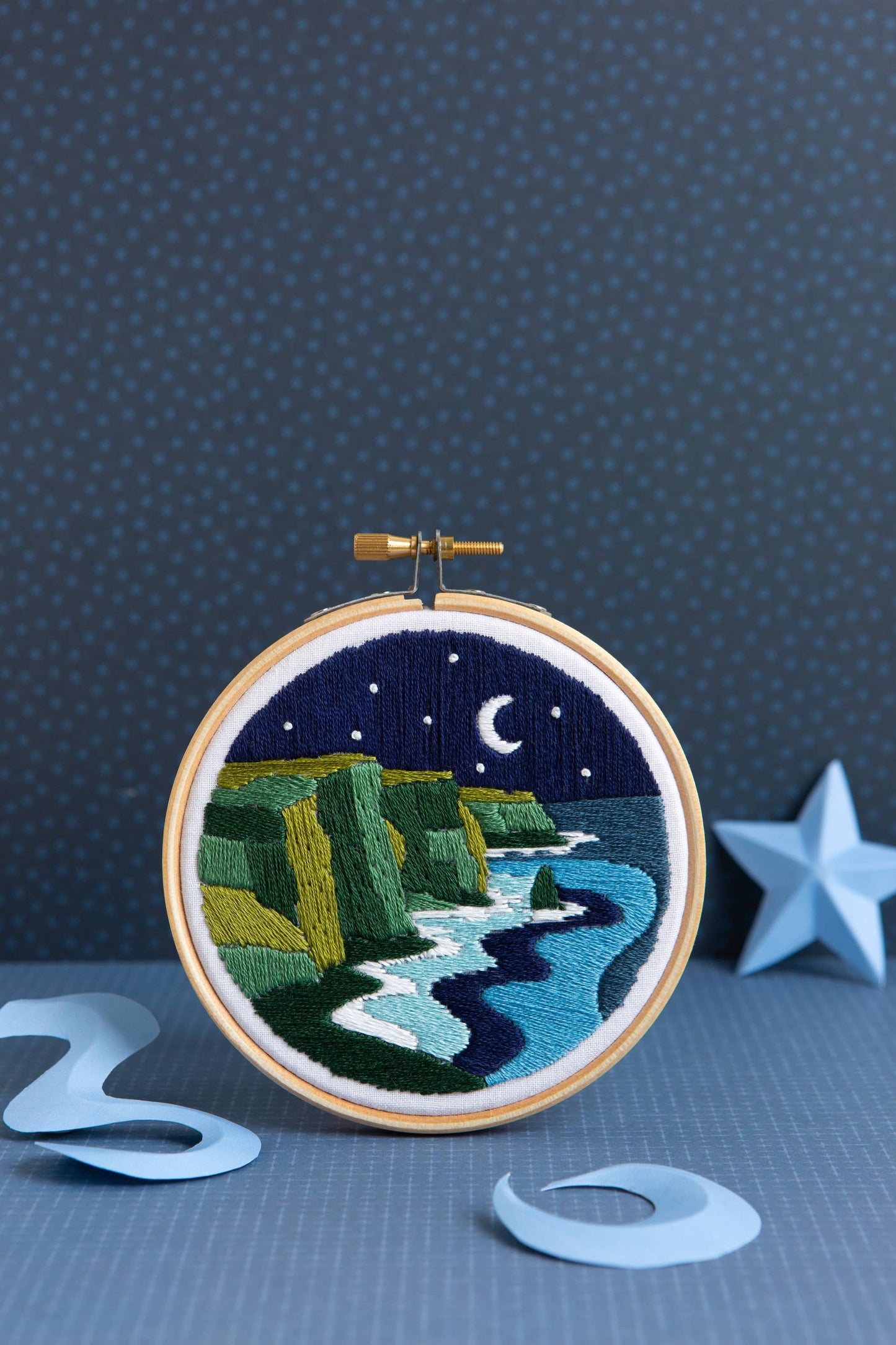 Celtic Cliffs Mini Embroidery Kit