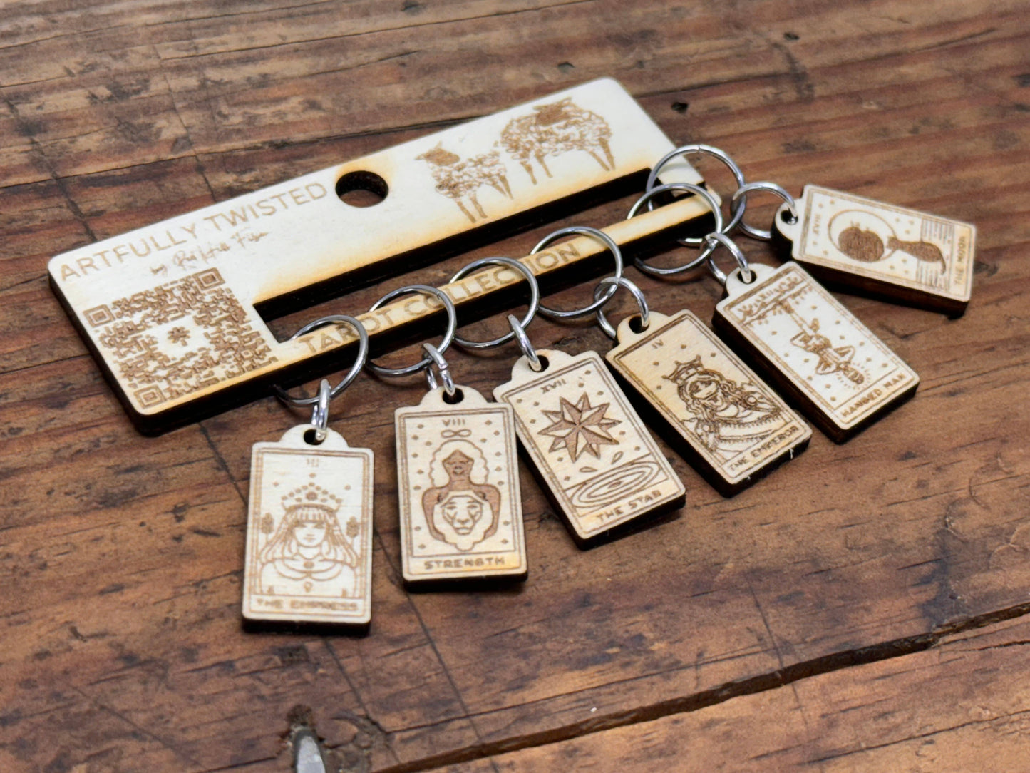 Tarot Card Stitch Markers - Set 3
