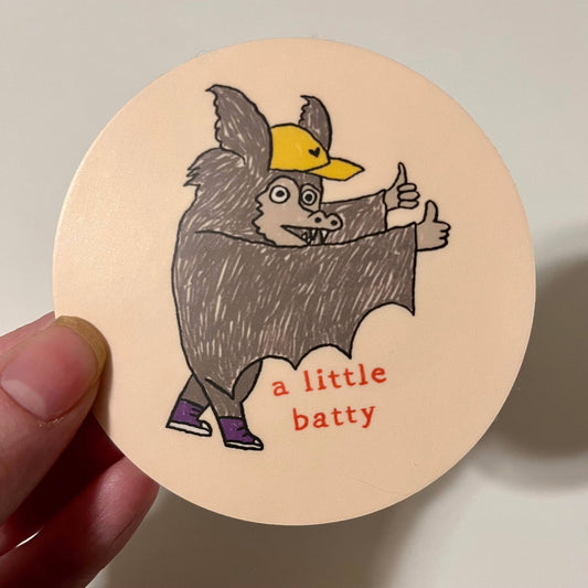 A Little Batty Sticker