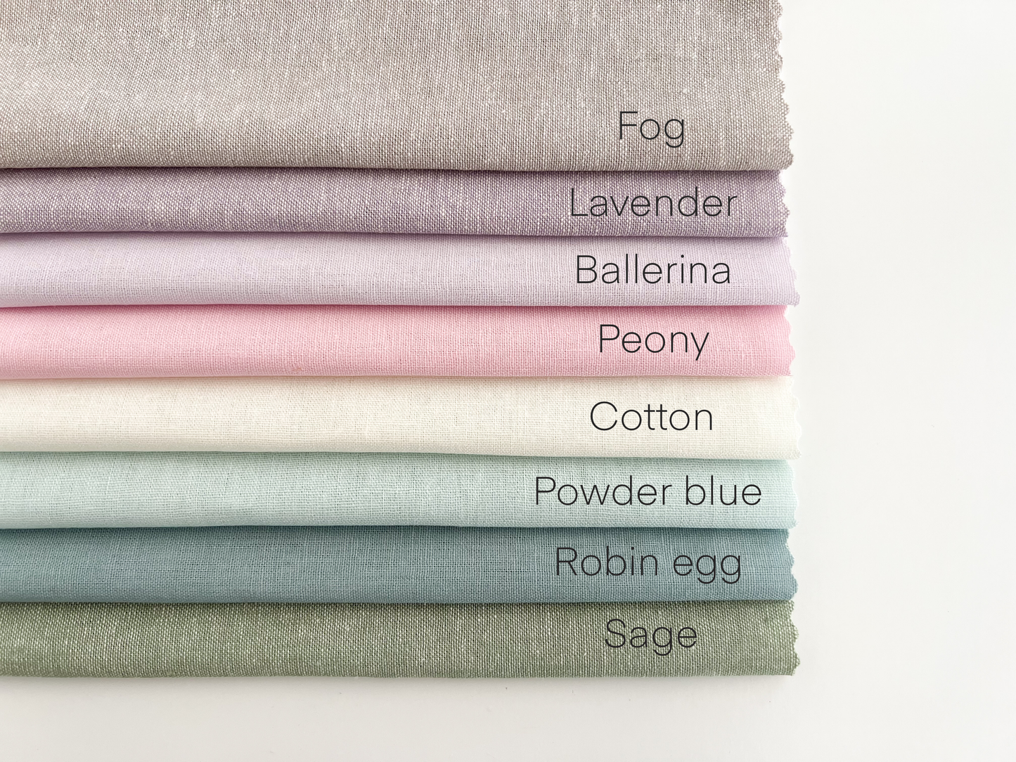 Embroidery fabric bundle, linen blend embroidery fabric pack