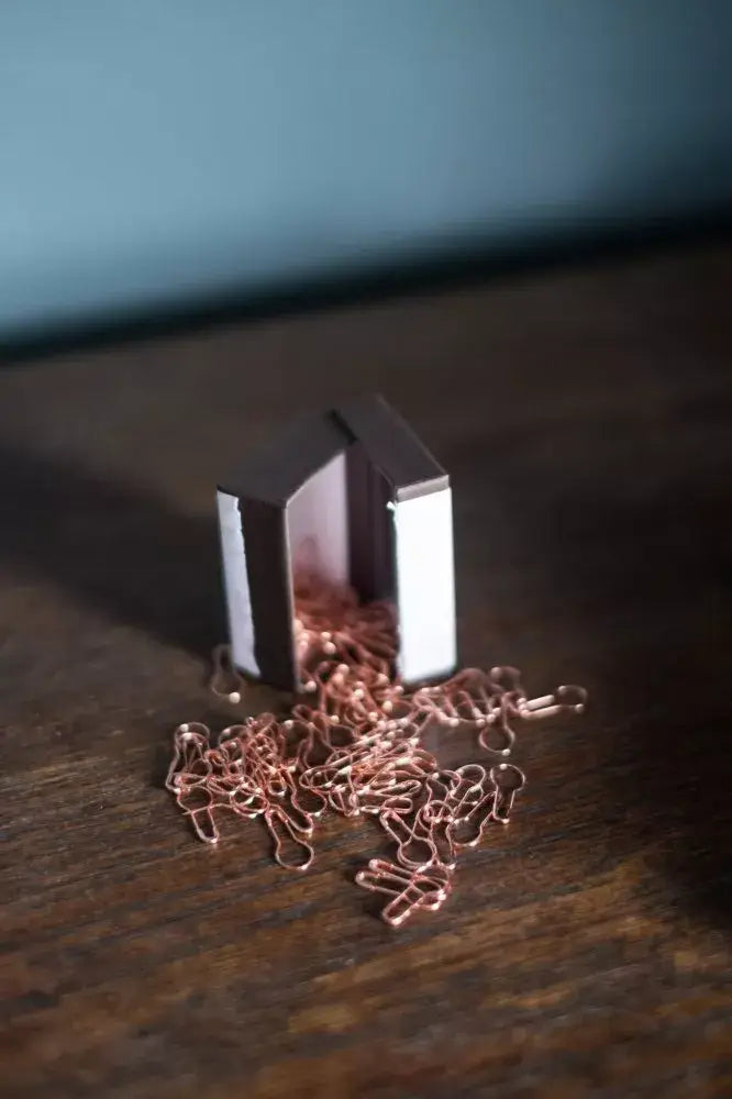 Coppered Bulb Pins - Stitch Markers