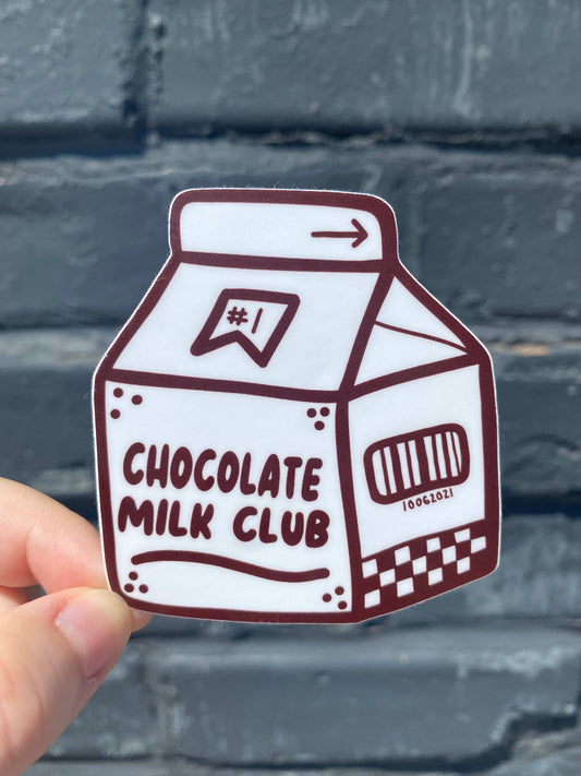 Chocolate Milk Club Vinyl Sticker