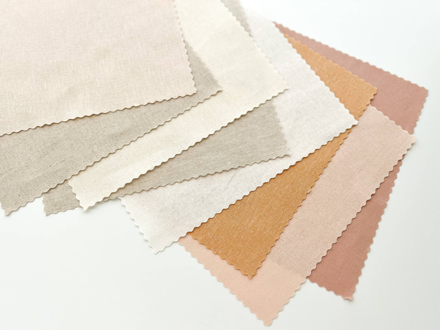 Embroidery fabric bundle, linen blend embroidery fabric pack