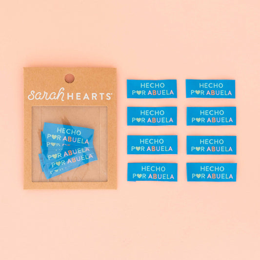 Hecho Por Abuela - Sewing Woven Clothing Label Tags