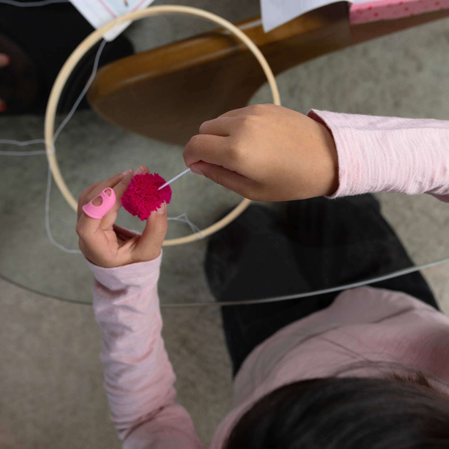 Pom-Pom Mobile DIY Kit – Fun and Easy Craft for Kids