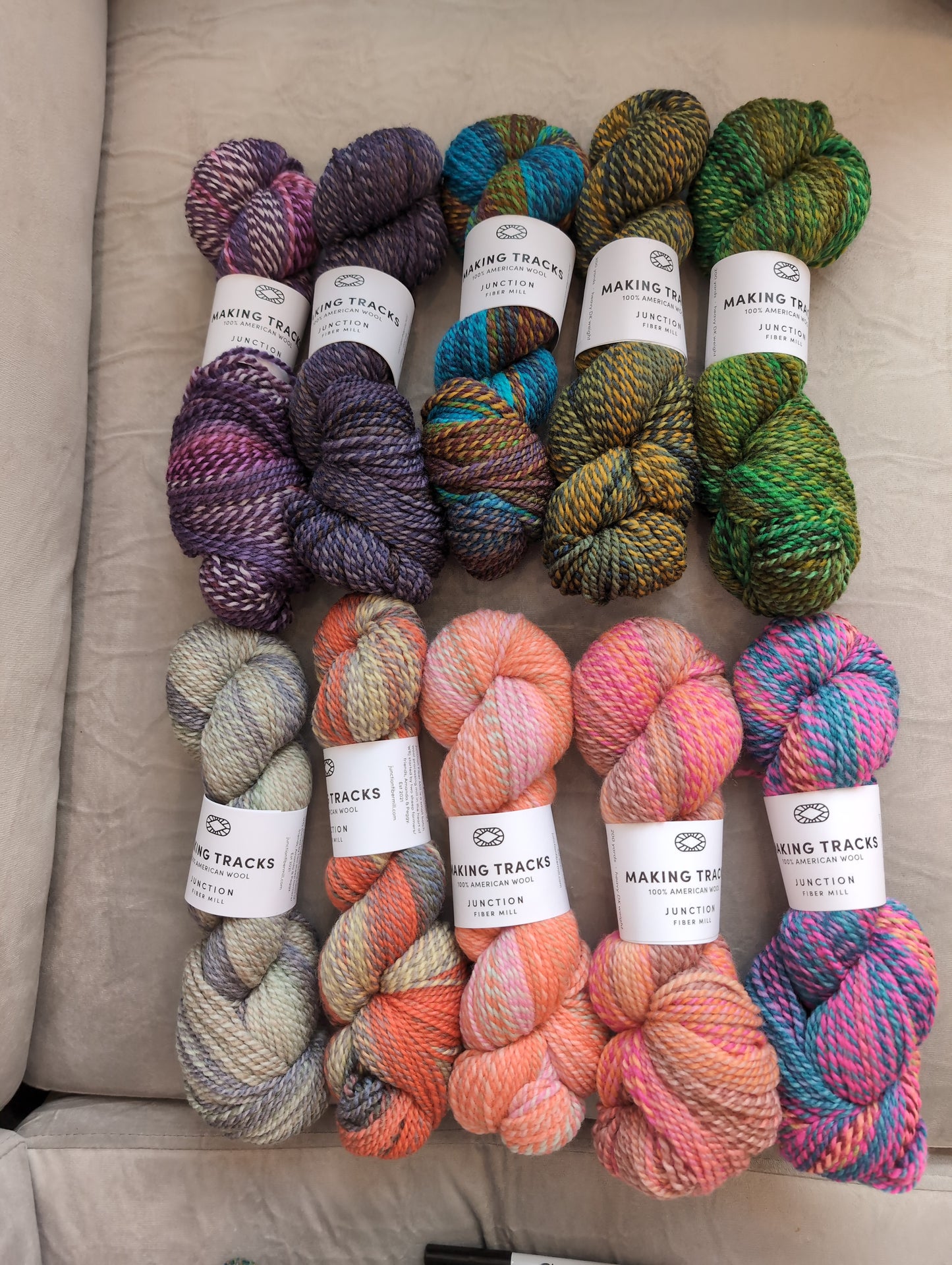 Junction Fiber Mill Making Tracks Yarn