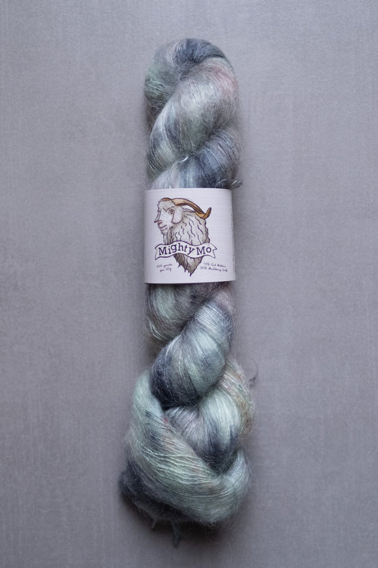 Mighty Mo Speckles Mohair-Silk Laceweight Yarn