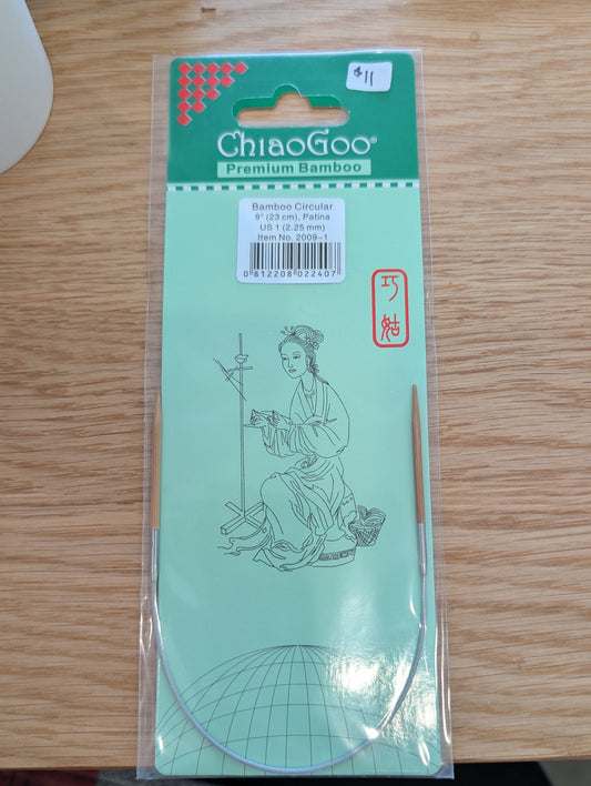 ChiaoGoo 9-inch Circular Knitting Needles