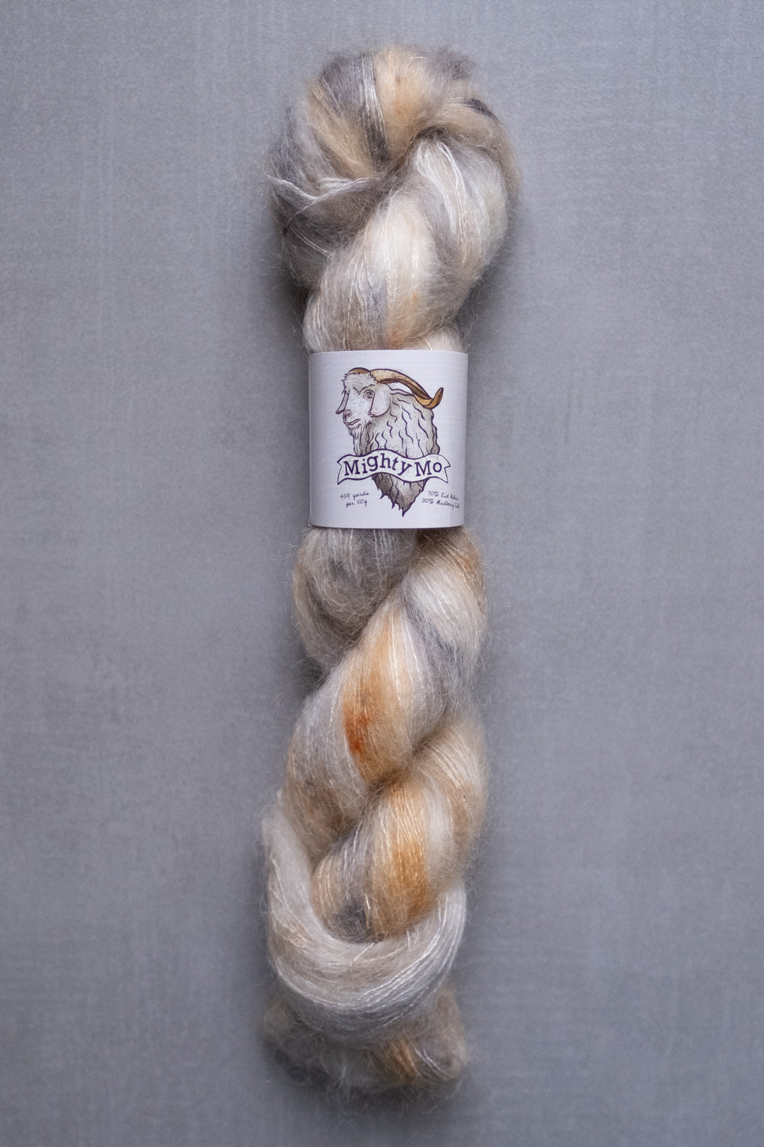 Mighty Mo Speckles Mohair-Silk Laceweight Yarn